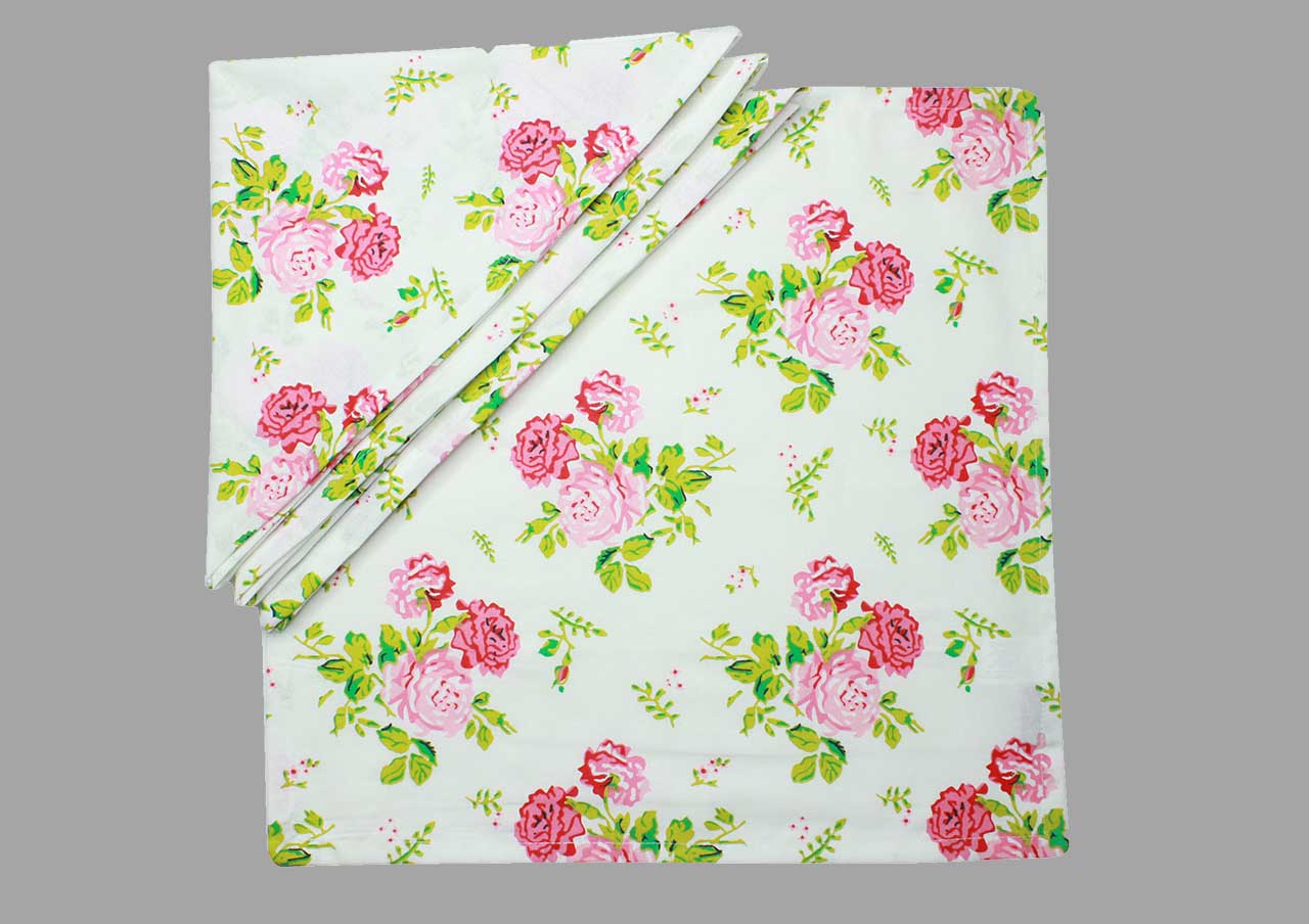 Rose Napkin (16*16 Inches) Set of 4 Pc